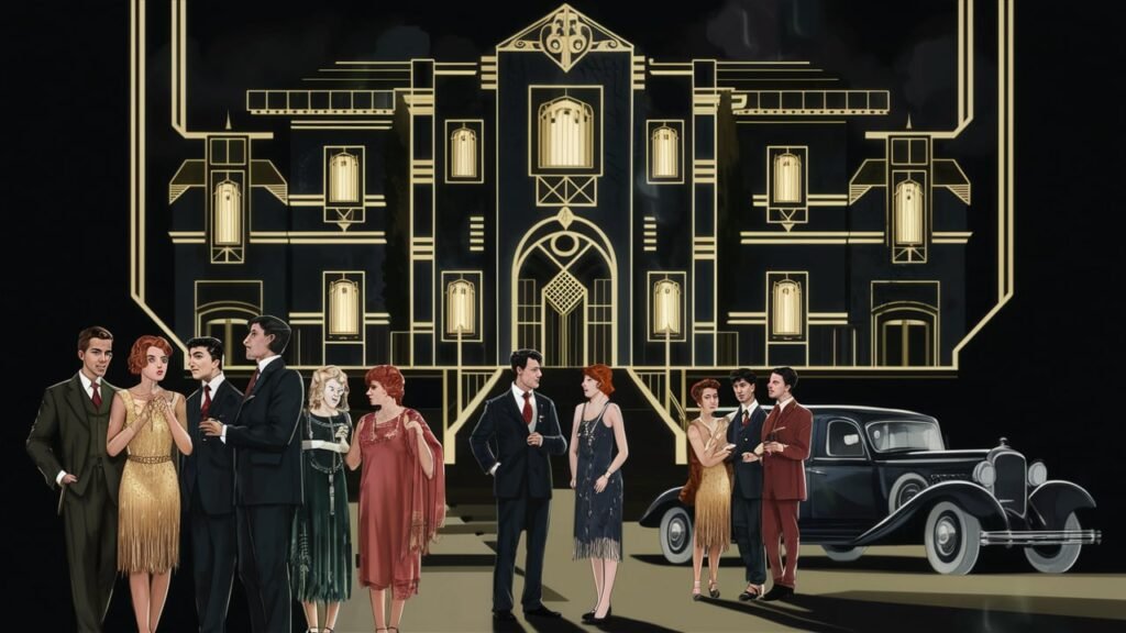 is gatsbyś house a symbol in the book