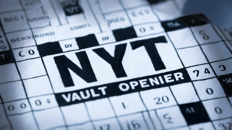 Vault Opener NYT Crossword