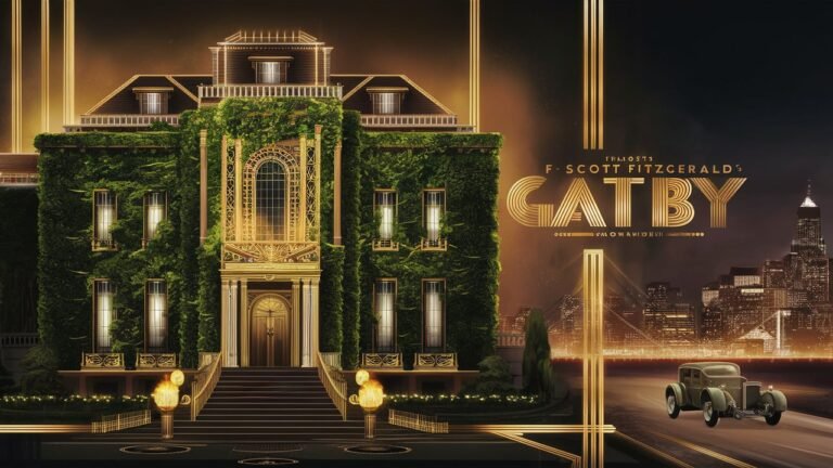 is gatsbyś house a symbol in the book