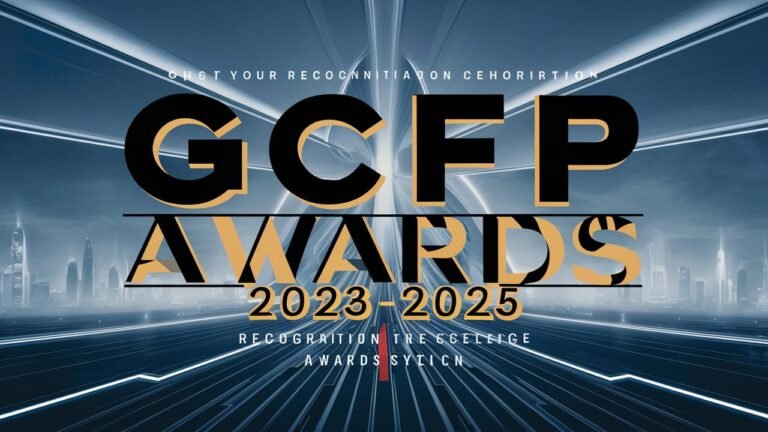 GCFP 2023-2025 Awards Manual