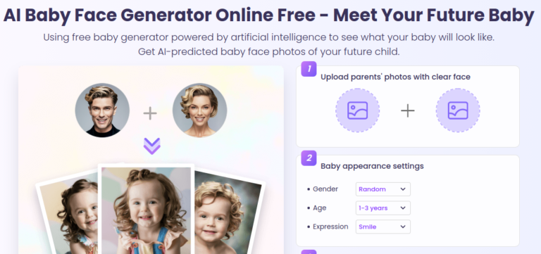 Turn Your Ideas into Reality with Vidnoz AI Baby Face and Video Generation Tools